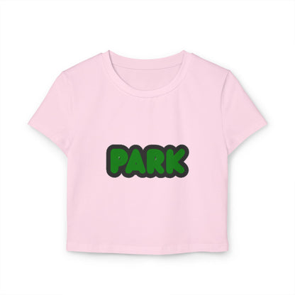 Park Cottage Grove Wolfpack Women’s Baby Tee - Retro Graphic Top for Casual Vibes