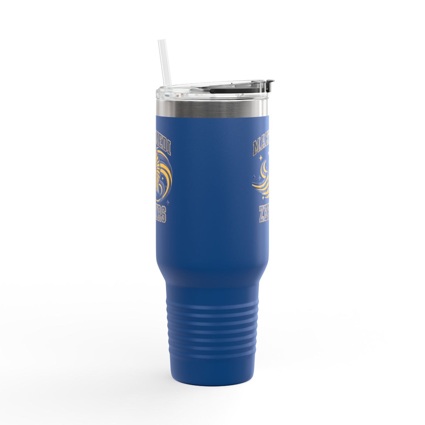 Mahtomedi Zephyrs Insulated Travel Mug - 40oz with Custom Logo for Road Trips and Daily Commutes