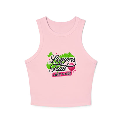 "Loggers Trail Ladies League" Racer Tank Top