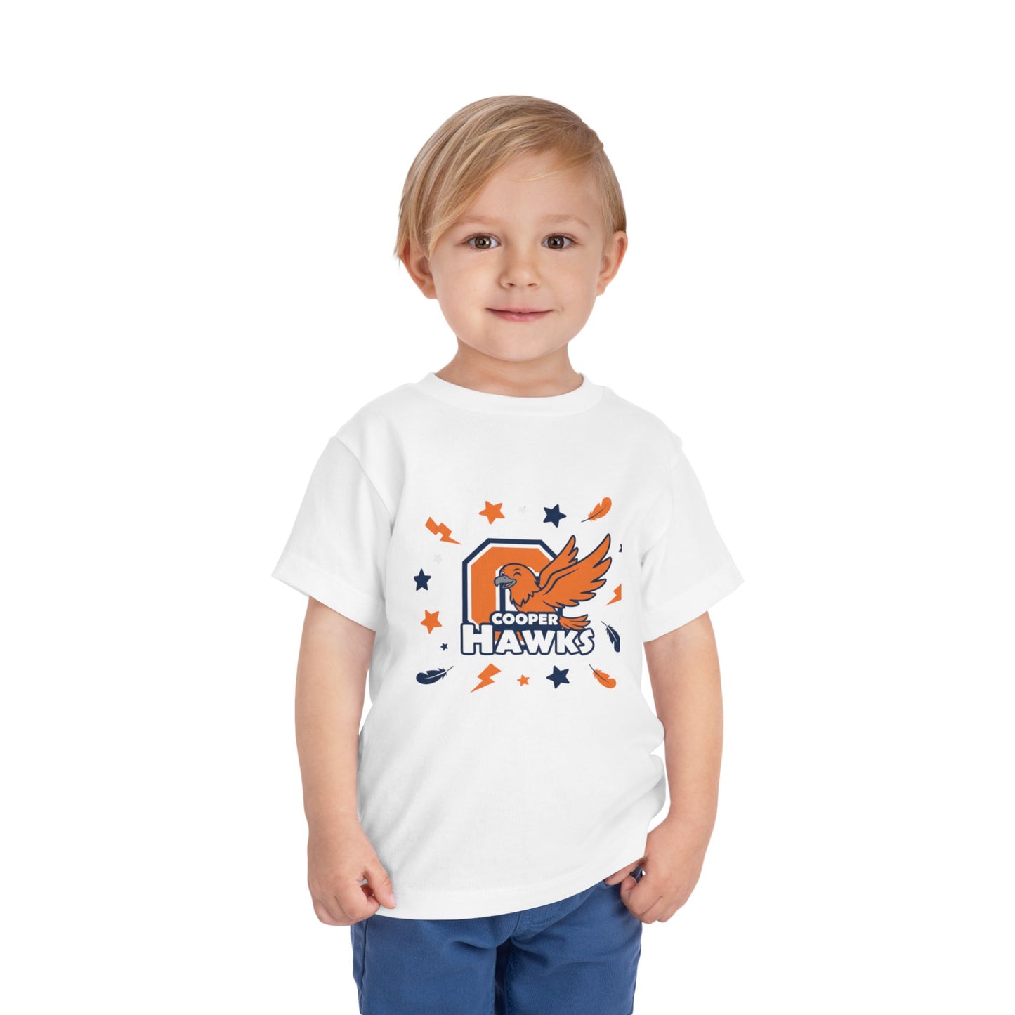 Robbinsdale Cooper Hawks Toddler Short Sleeve Tee – Playful & Sporty Shirt for Little Fans