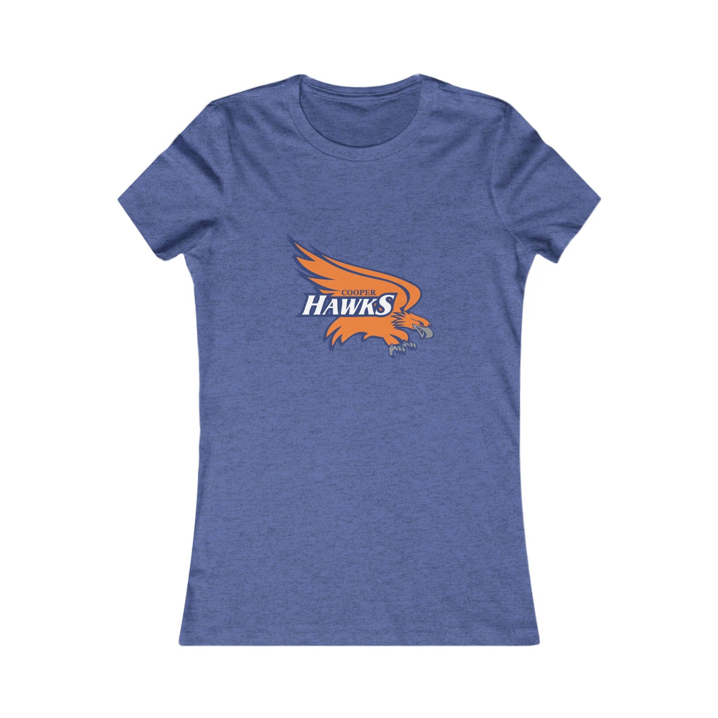Robbinsdale Cooper Hawks Women's Favorite Tee - Cheerful Hawk Design, Perfect for Game Day