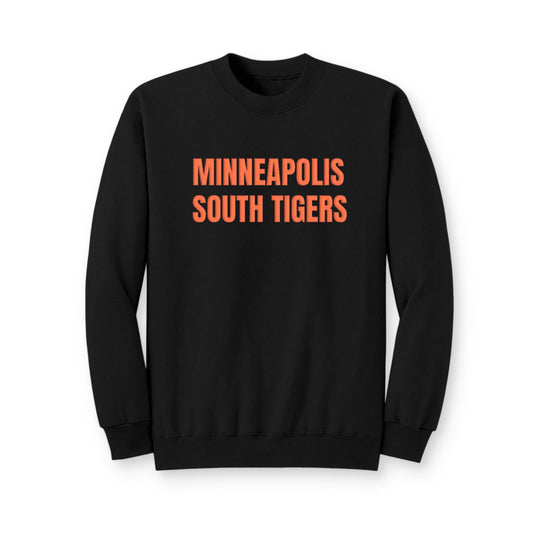 Minneapolis South Tigers Puff Print Crewneck Sweatshirt