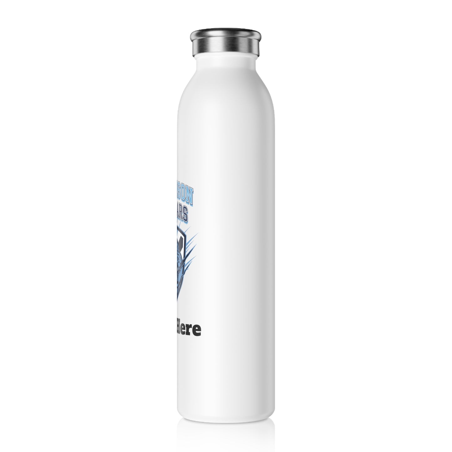 Bloomington Jefferson Jaguars Slim Water Bottle —  Stainless Insulated Bottle