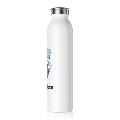 Bloomington Jefferson Jaguars Slim Water Bottle —  Stainless Insulated Bottle