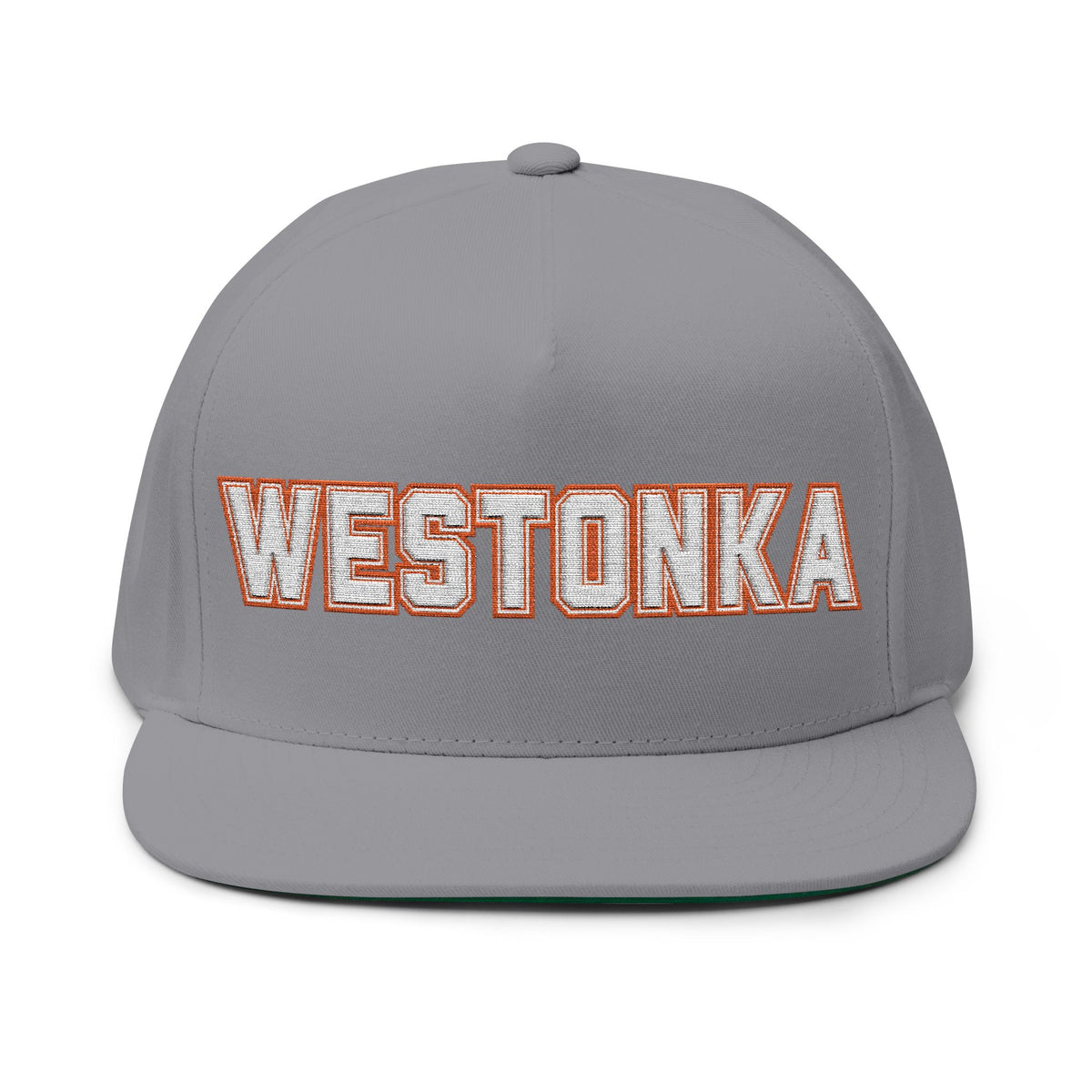 Mound Westonka Warhawks Embroidered Flat Bill Cap — School Spirit Snapback