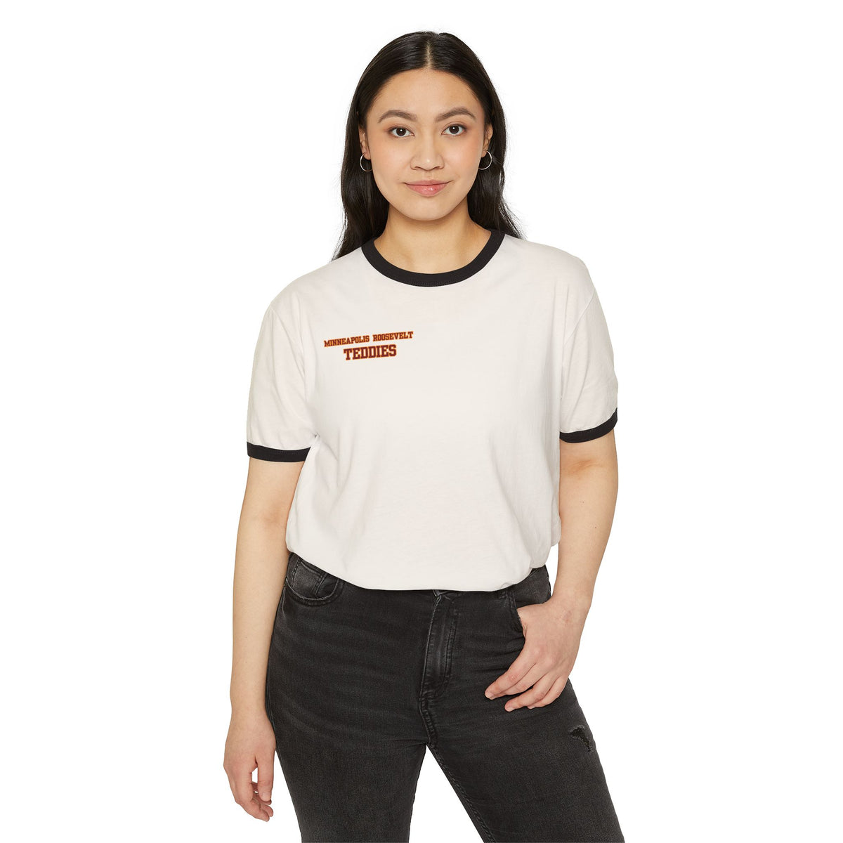 Minneapolis Roosevelt Teddies Ringer Tee