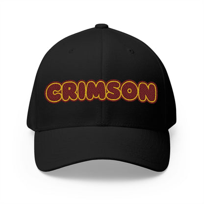 Maple Grove Crimson Embroidered Cap - Classic Style Hat