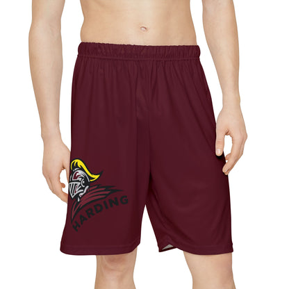 Saint Paul Harding Knights Men's Sports Shorts with Bold Design, Athletic Shorts for Workouts, Casual Wear