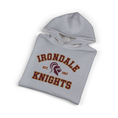 Irondale Knights Grey Vintage Collegiate School Spirit Pullover