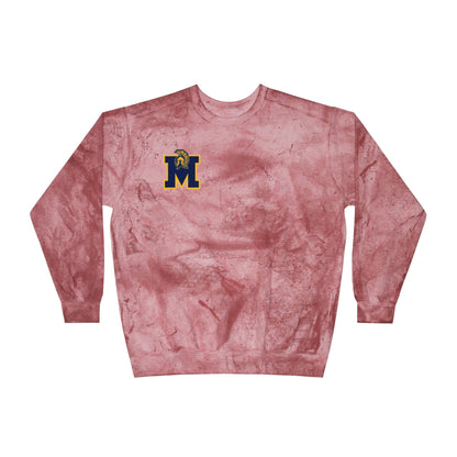 Mahtomedi Zephyrs Vibrant Unisex Color Blast Crewneck Sweatshirt - Perfect for Casual Outings & Celebrations