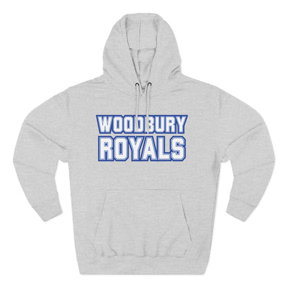 Woodbury Royals Hoodie - School Spirit Fleece Pullover with Lion Logo