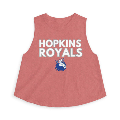 Hopkins Royals Women's Crop Top — School Spirit Athletic Cropped Tank