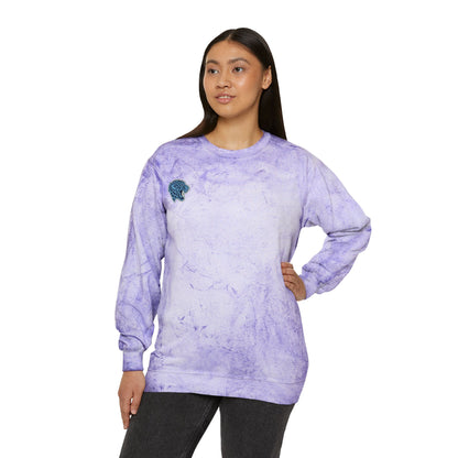 Bloomington Jefferson Jaguars Color Blast Crewneck Sweatshirt for a Vibrant Vibe, Unisex Tie-Dye Fashion