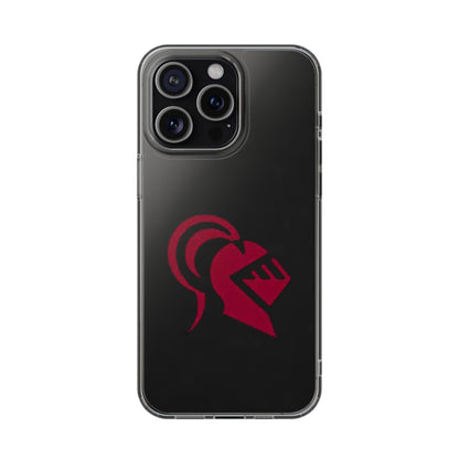 Irondale Knights Shield Clear Phone Case - Durable Protection with Bold Design