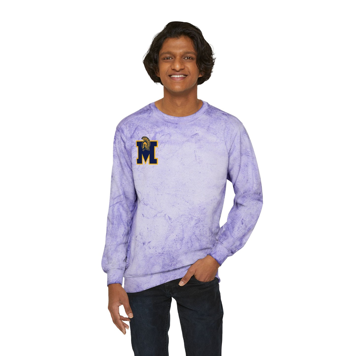 Mahtomedi Zephyrs Vibrant Unisex Color Blast Crewneck Sweatshirt - Perfect for Casual Outings & Celebrations