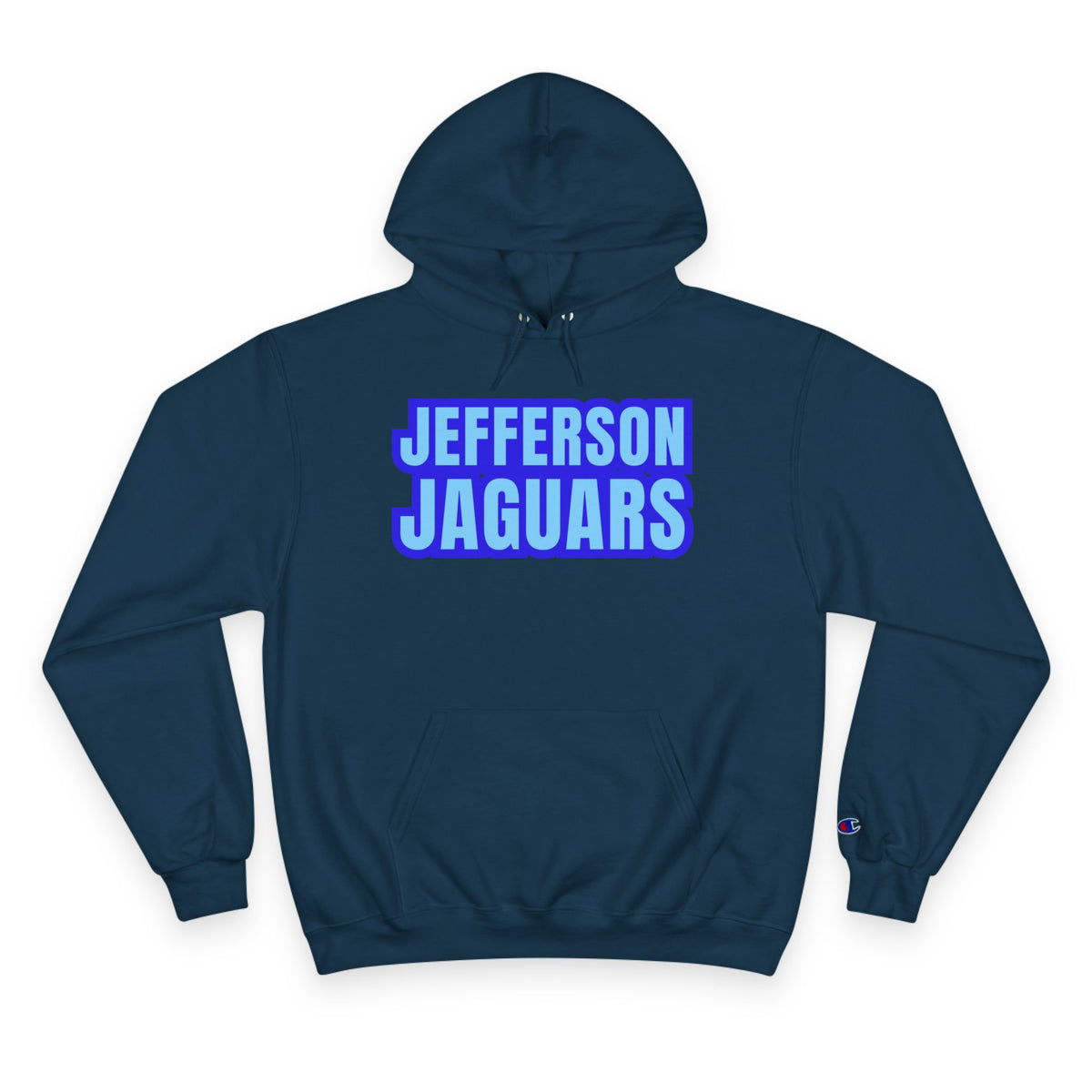 Bloomington Jefferson Jaguars  Champion Hoodie — Retro Collegiate Pullover