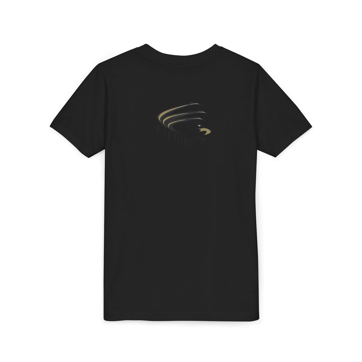 East Ridge Raptors Youth Black Logo Short Sleeve Tee