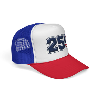USA Trucker Hat – 250th Anniversary Patriotic Racing Style Cap