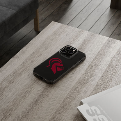 Irondale Knights Shield Clear Phone Case - Durable Protection with Bold Design