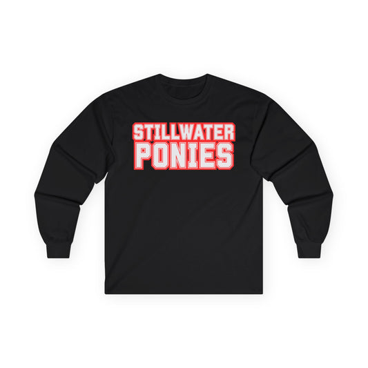 Stillwater Ponies Long Sleeve Tee — School Spirit Crewneck