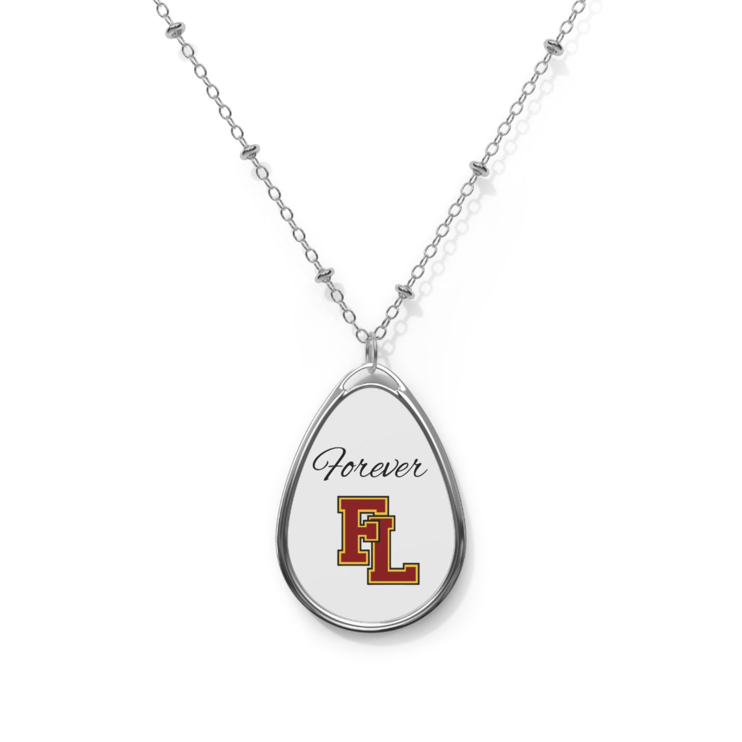 Forest Lake Rangers "Forever" Oval Necklace