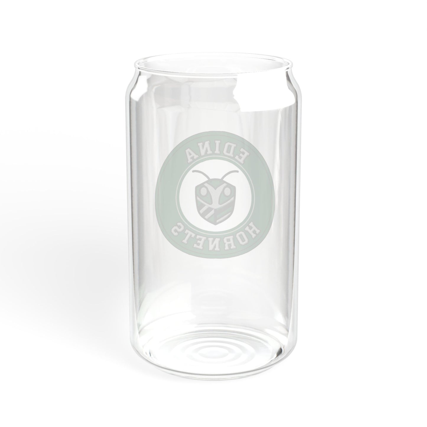 Edina Stylish Sipper Glass - 16oz with Eco-Friendly Lid and Straw