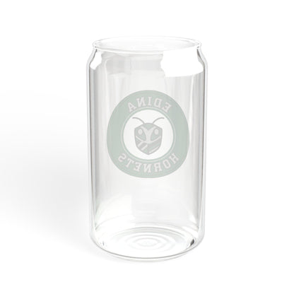 Edina Stylish Sipper Glass - 16oz with Eco-Friendly Lid and Straw