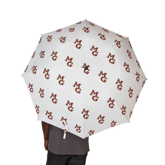 Maple Grove Crimson Stylish Semi-Automatic Foldable Umbrella