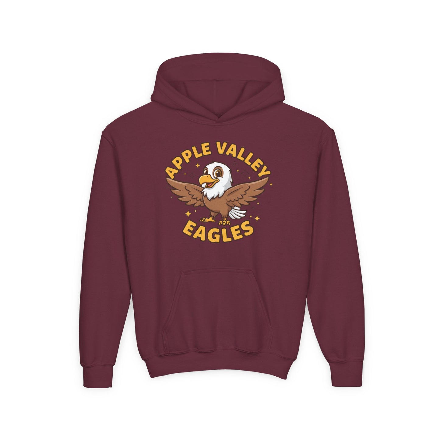 Apple Valley Eagles Youth Heavy Blend Hooded Sweatshirt