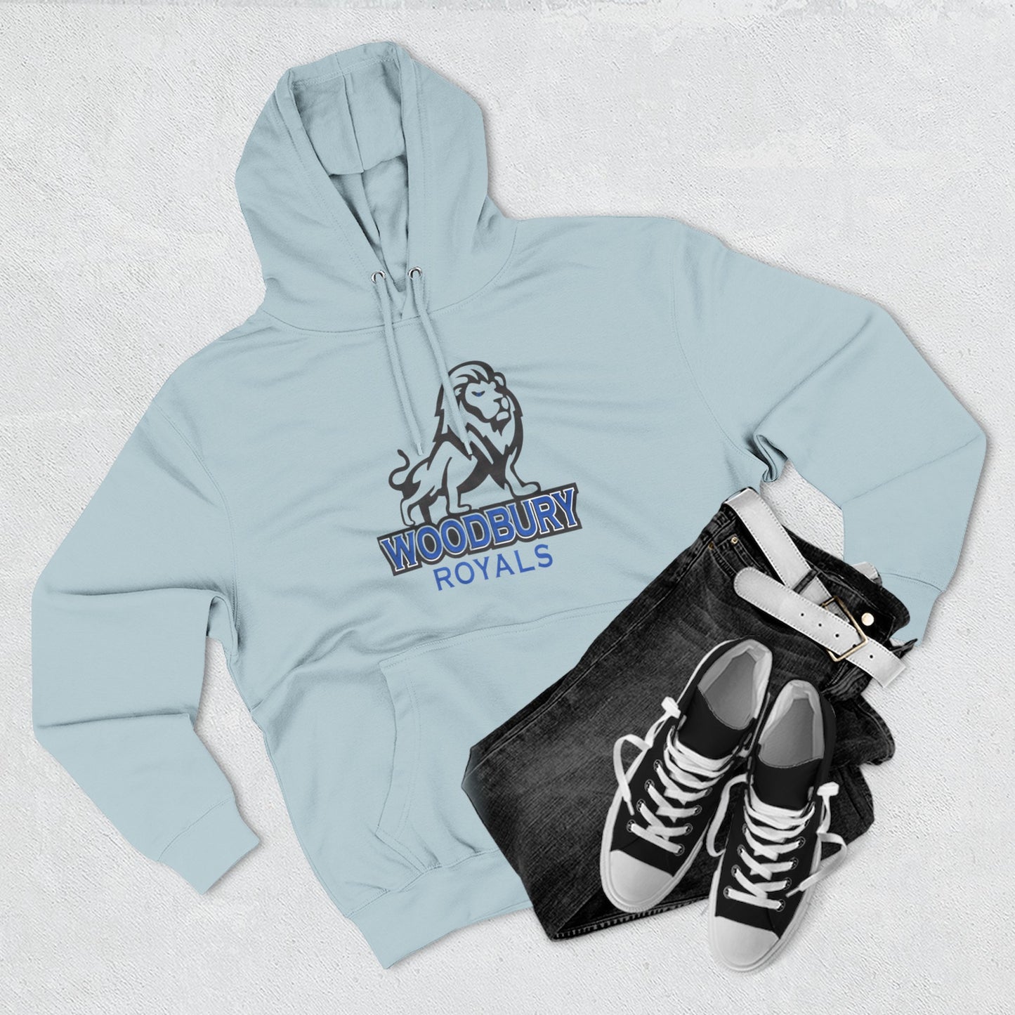 Woodbury Royals Three-Panel Fleece Hoodie