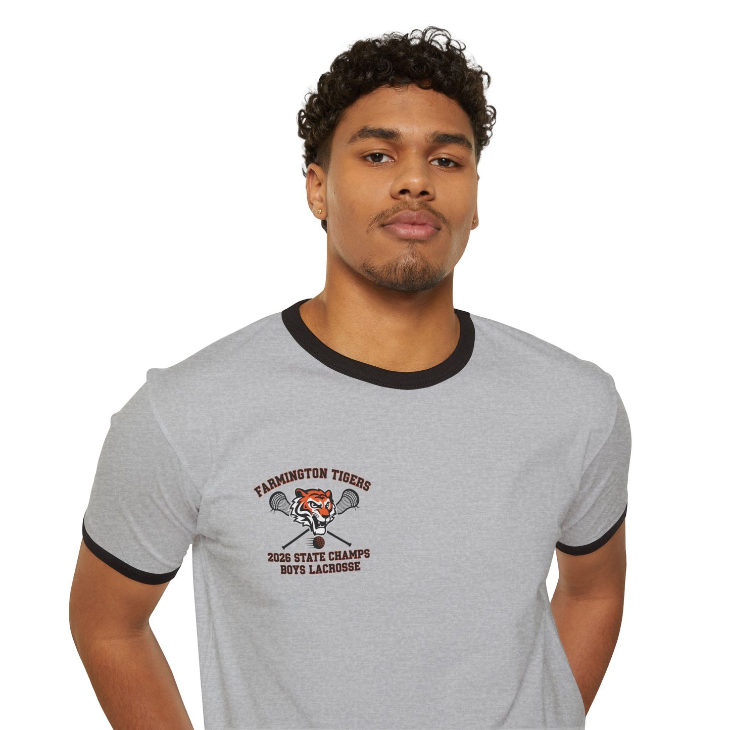 Farmington Tigers Vintage Ringer T-Shirt — State Champs 2026