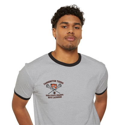Farmington Tigers Vintage Ringer T-Shirt — State Champs 2026