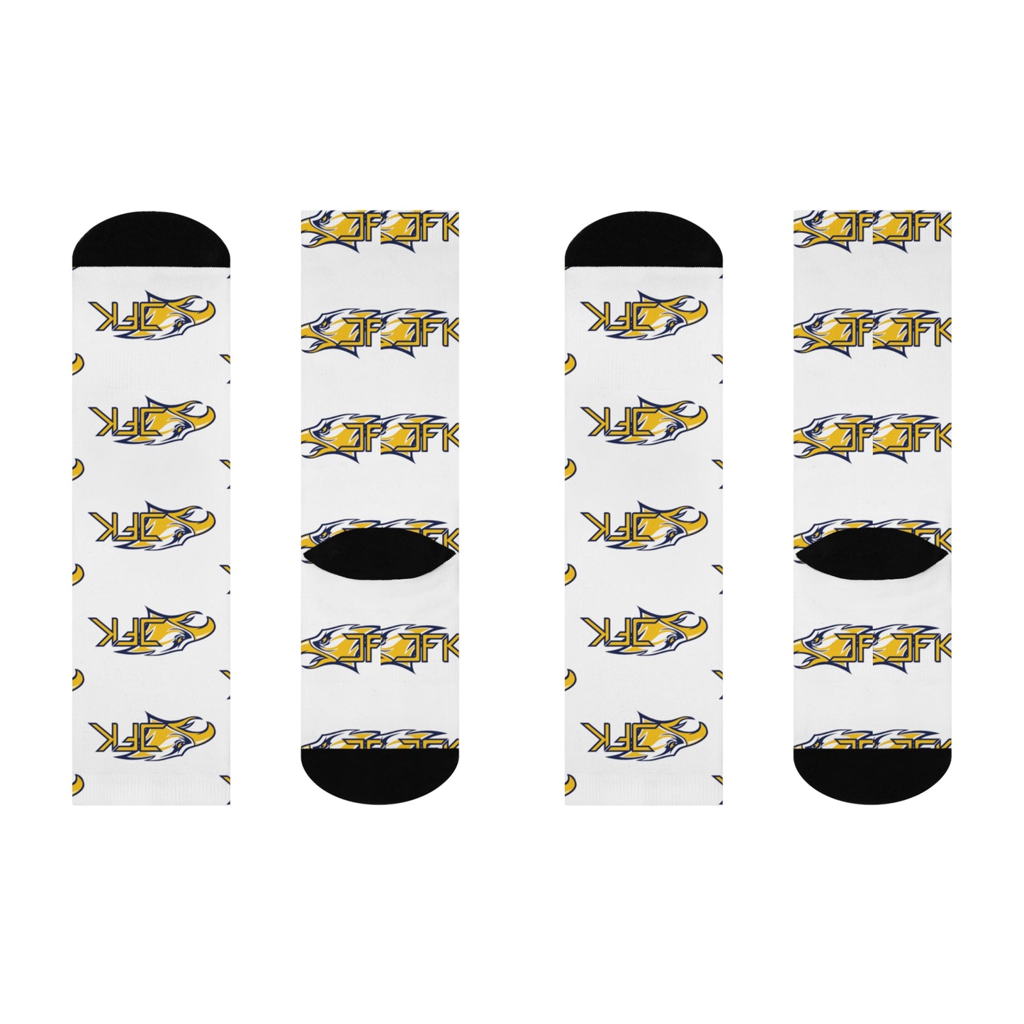 Bloomington Kennedy Eagles Trendy Cushioned Crew Socks