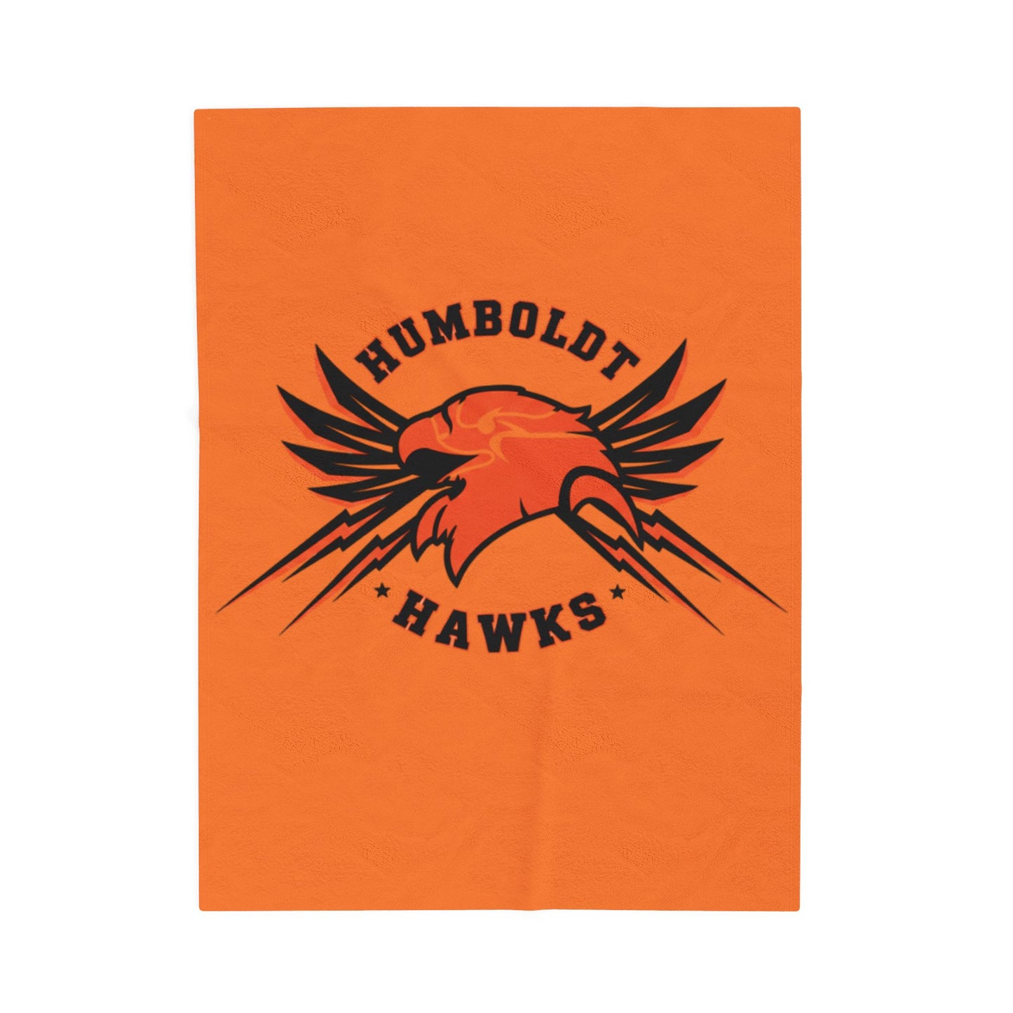 Saint Paul Humboldt Hawks Cozy Velveteen Plush Blanket