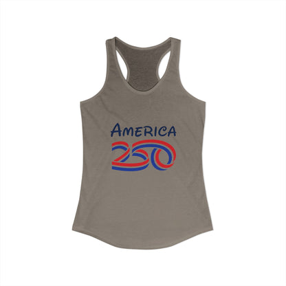America 250 Anniversary Women's Tank Top — Patriotic Racerback
