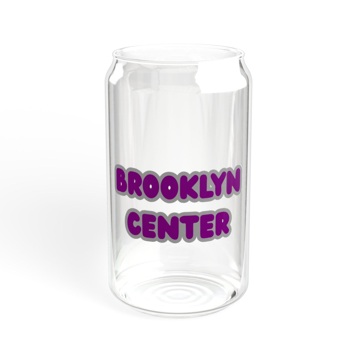 Brooklyn Center Centaurs  Stylish 16oz Sipper Glass, Eco-Friendly Drinkware
