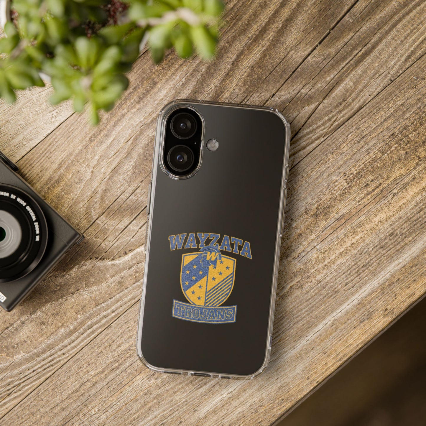 Wayzata Trojans Clear Phone Case - Durable Protection