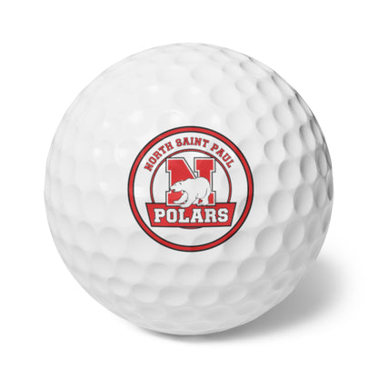 North Saint Paul Polars Golf Balls - 6 Pack