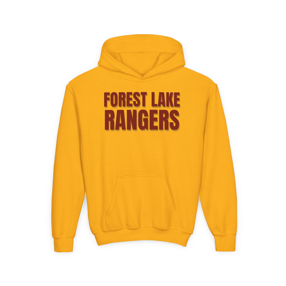 Forest Lake Rangers Youth Hoodie — Ranger Mascot Team Sweatshirt