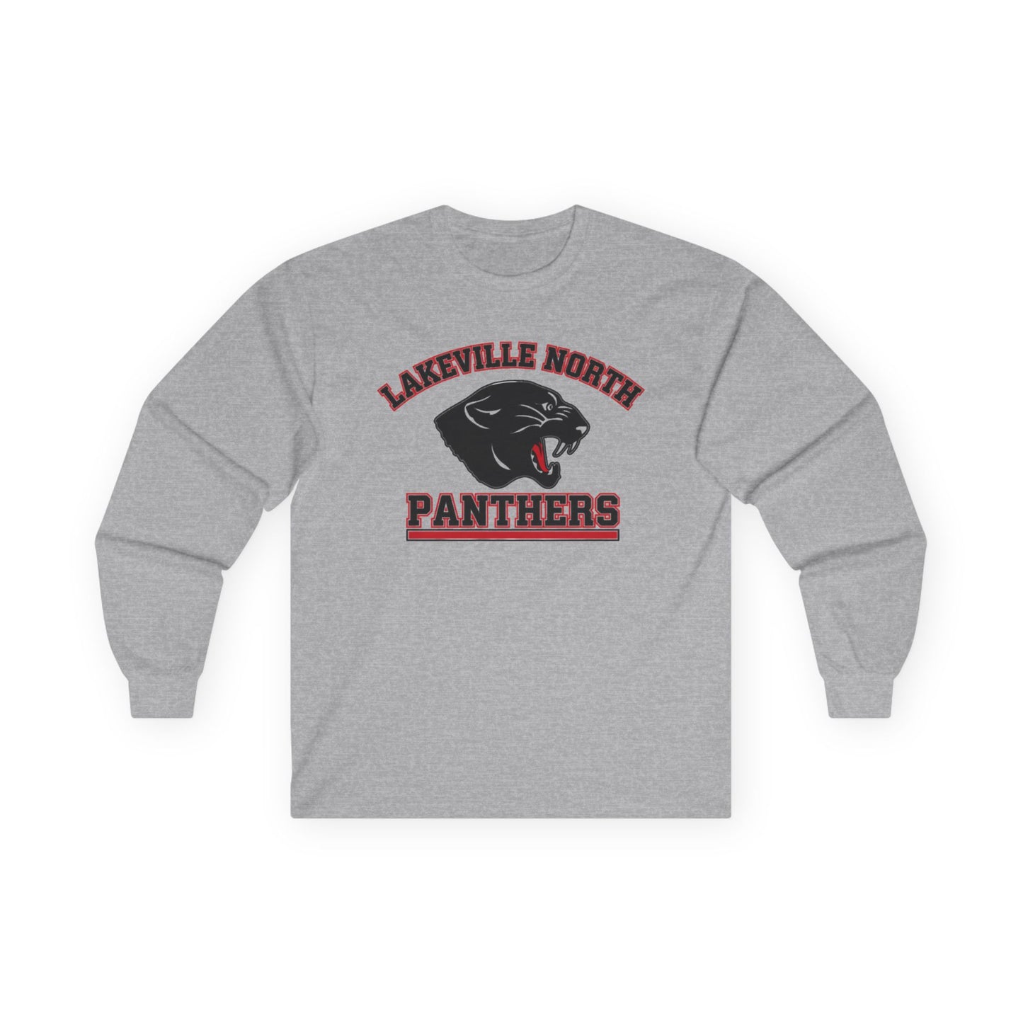 Lakeville North Panthers Long Sleeve Tee — School Mascot Panther Graphic