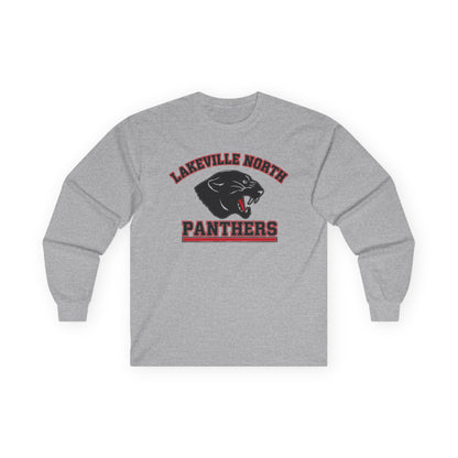 Lakeville North Panthers Long Sleeve Tee — School Mascot Panther Graphic