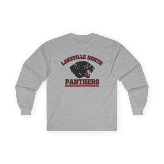 Lakeville North Panthers Long Sleeve Tee — School Mascot Panther Graphic
