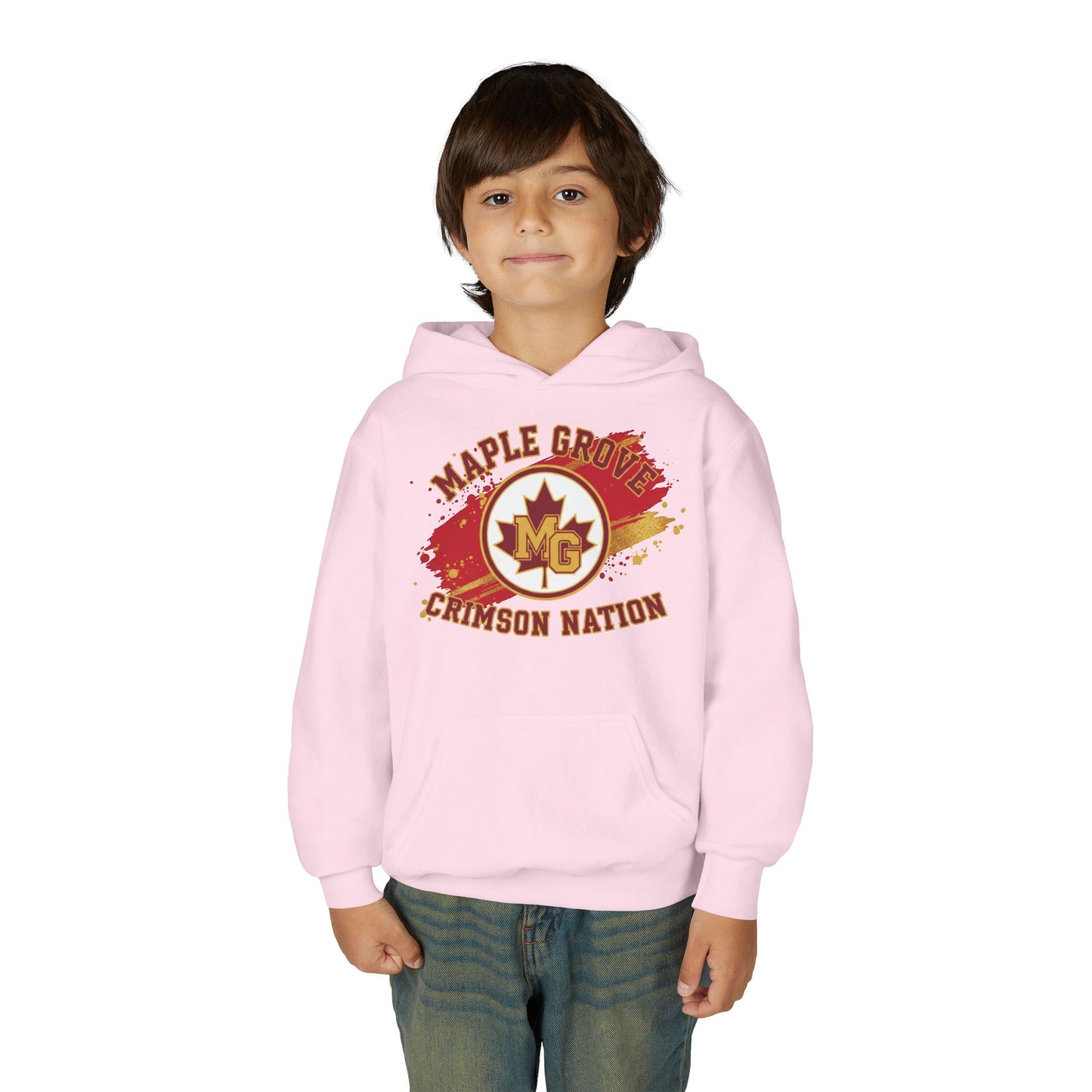 Maple Grove Youth Heavy Blend Hoodie - Cozy & Stylish Sweatshirt for Kids