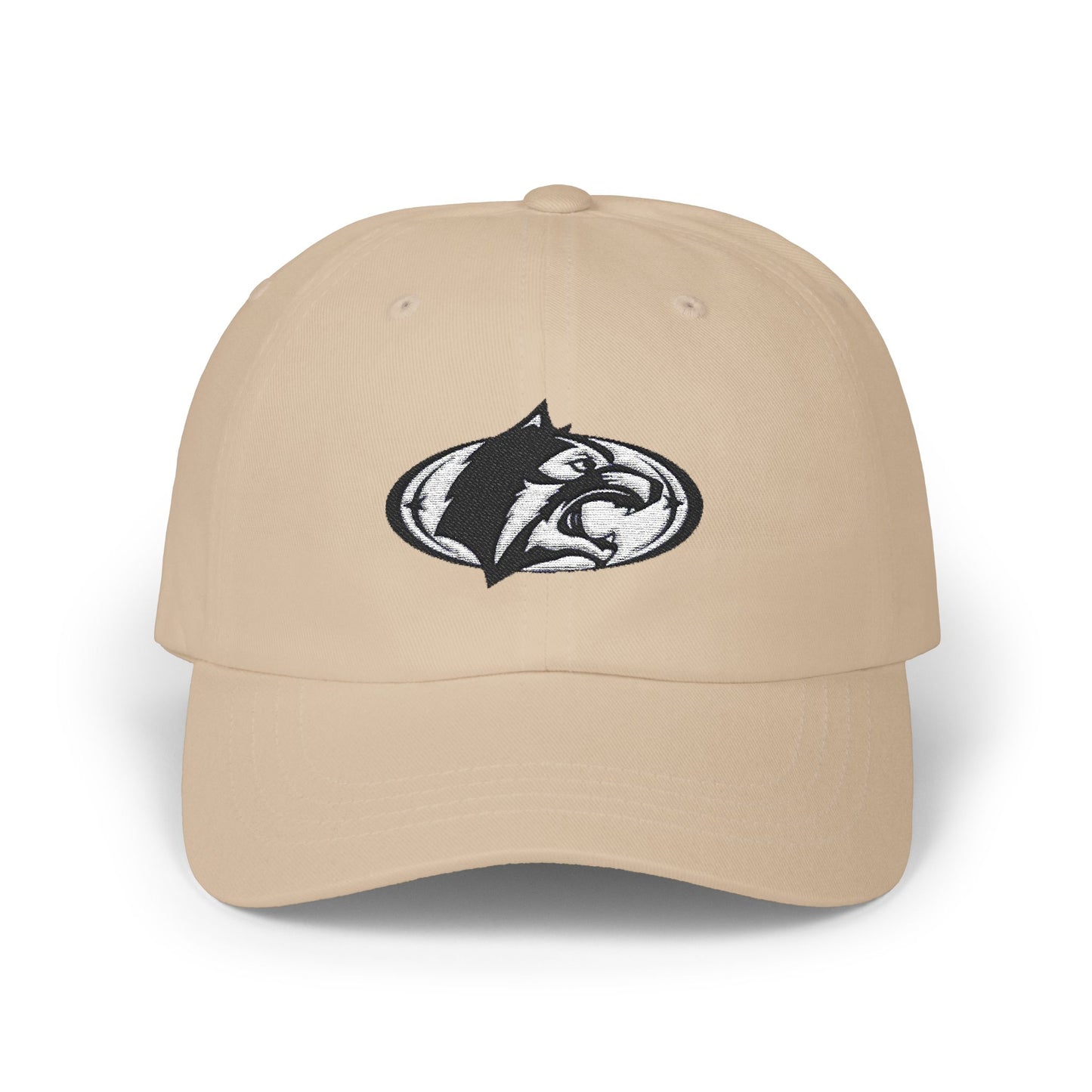 Roseville Raiders Cap - Stylish White Hat with Wolf Design for Casual Wear