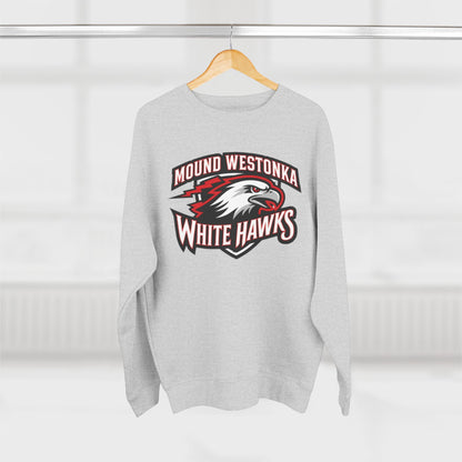Mound Westonka White Hawks Unisex Crewneck Sweatshirt  - Cozy Everyday Wear