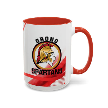 Orono Spartans Accent Coffee Mug - Stylish 15 oz or 11 oz