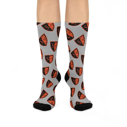 Minneapolis South Tigers Lounge in Style: Cushioned Crew Socks