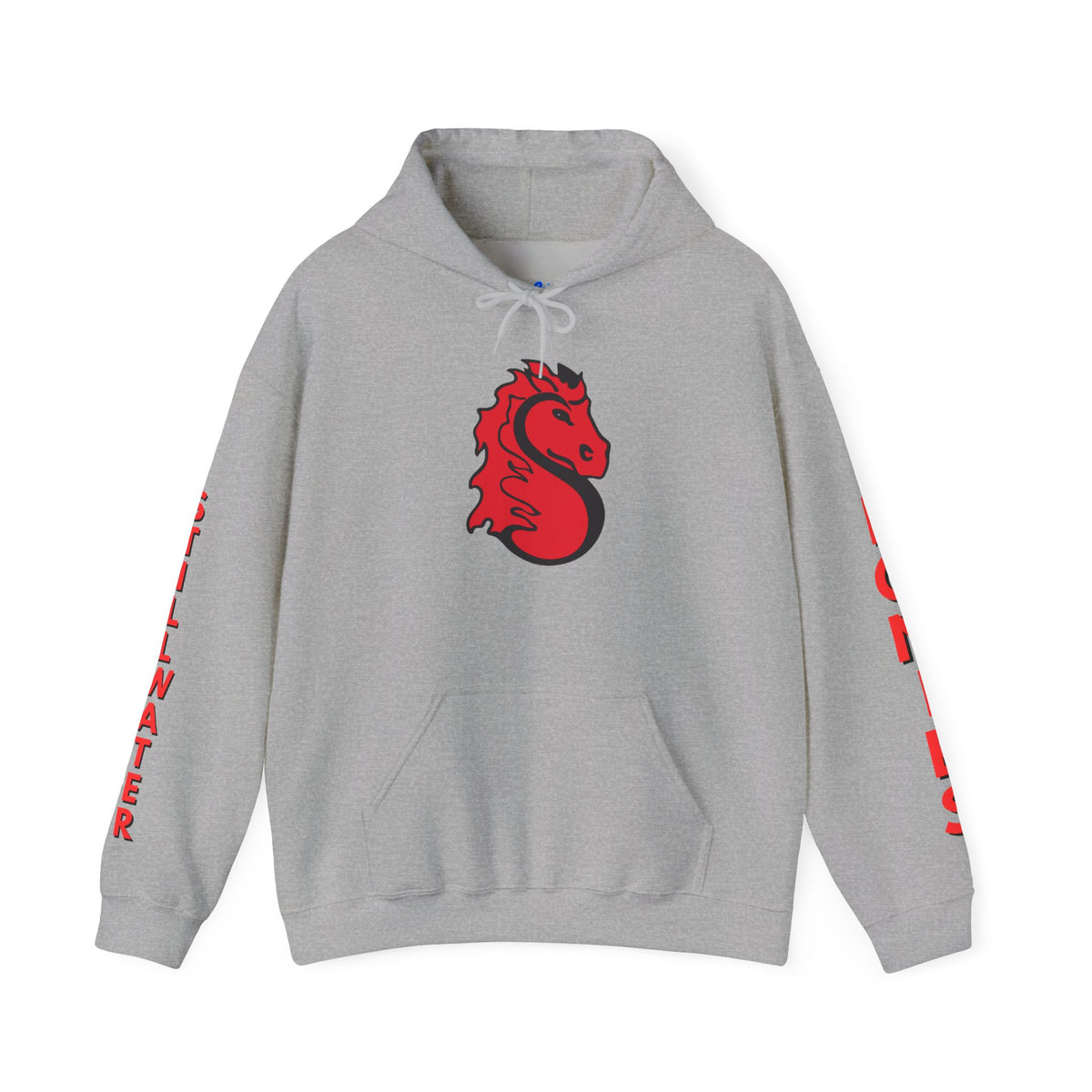 Stillwater Ponies Red Pony Logo Hoodie