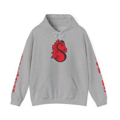 Stillwater Ponies Red Pony Logo Hoodie