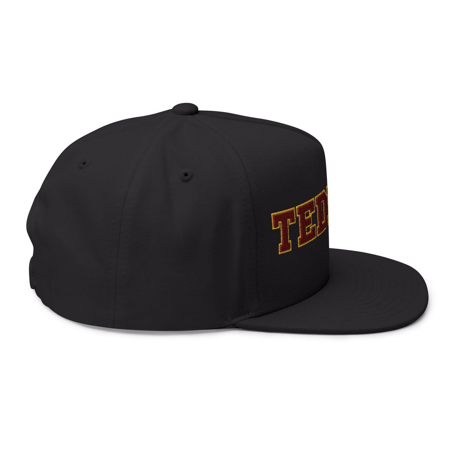 Minneapolis Roosevelt Teddies Embroidered Flat Bill Cap — School Spirit Snapback